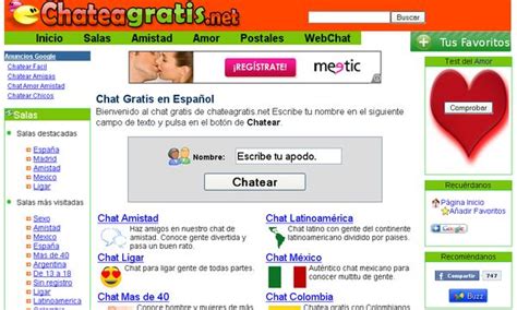 salas de chat|Chat Gratis, Chatear Online y Sin Registro